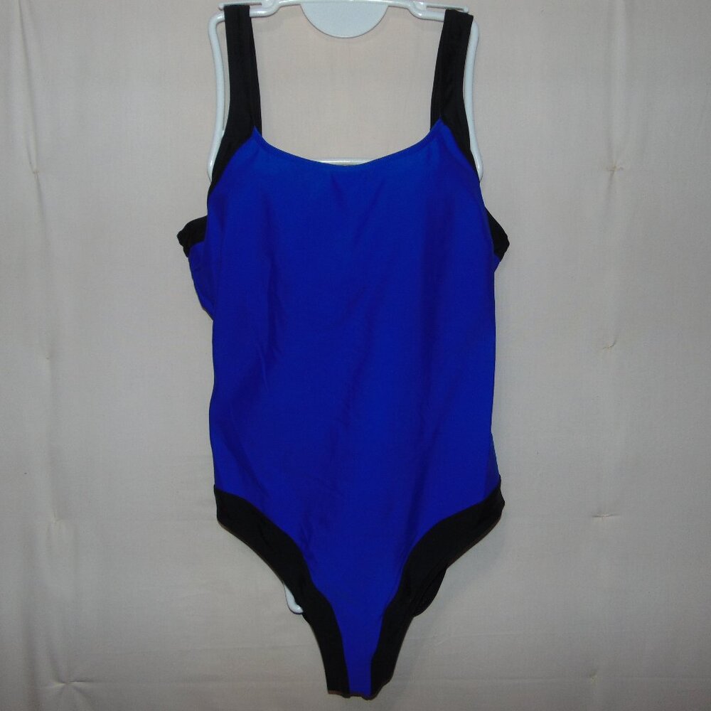 Le Cove Blue Black Swimsuit 16